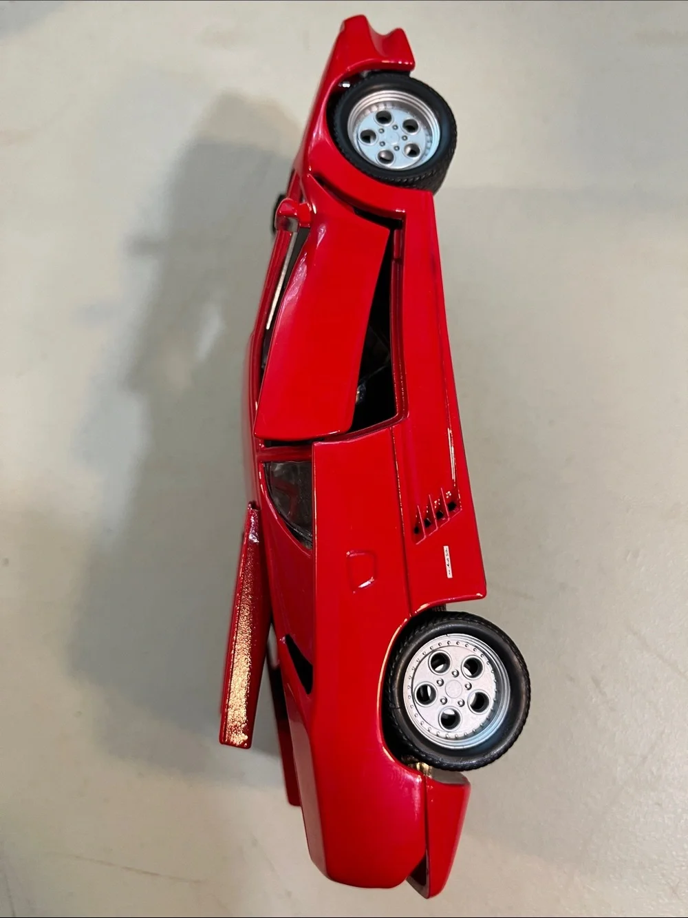 Lamborghini Red Scale Model Sports Car Toy